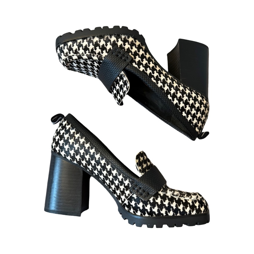 Crown Vintage Houndstooth Loafers - Picture 2 of 5